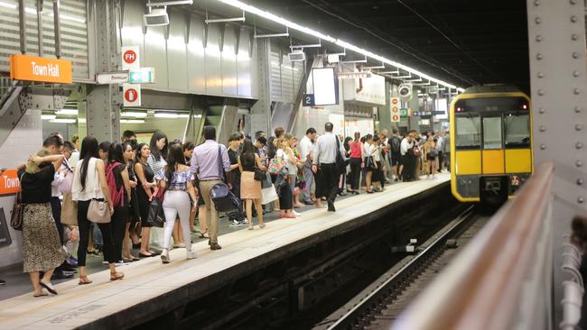 Taylor Owynns is the voice of the Sydney and NSW Trains’ networks, heard by millions each day. Picture: Christian Gilles