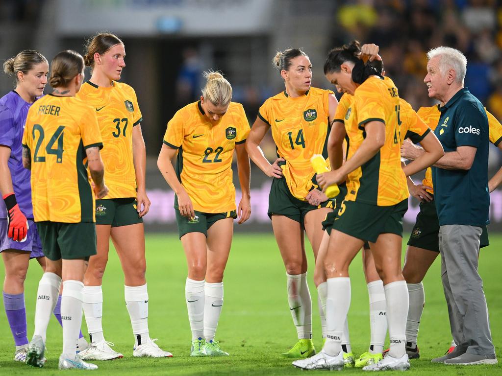 An ongoing pay dispute means the Matildas are unaware how much they will be paid for the upcoming international window. Picture: Matt Roberts/Getty Images