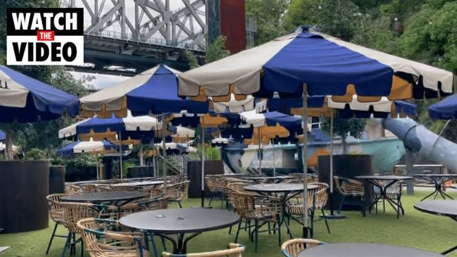 Howard Smith Wharves, riverwalk evacuated