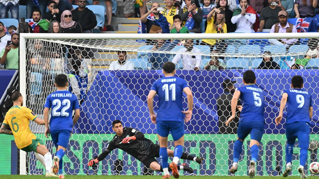 Martin Boyle scores for Australia. Picture: AFP