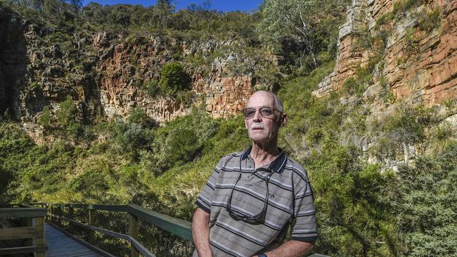 Retiring Uluru head ranger Greg Elliot believes the decision to close the Red Centre’s fabled rock to climbers should be revisited. Picture: Roy VanDerVegt