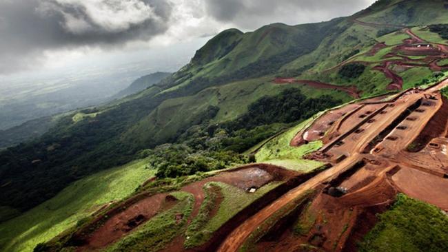 Rio Tinto's iron ore project Simandou in Guinea in Africa. Picture: Supplied.