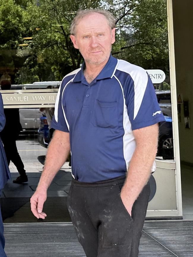 Shane Anthony Matherson outside the District Court. Picture: Eva Blandis