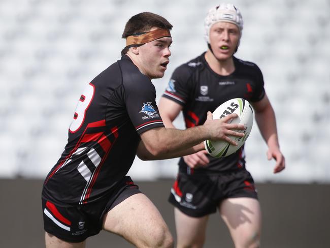 Thomas Dellow in action in last year’s Peter Mulholland Cup grand final. Picture: Warren Gannon Photography