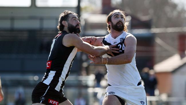 Brodie Grundy faces more time on the sidelines. Picture: David Crosling