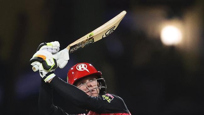 SYDNEY, AUSTRALIA - DECEMBER 08:  Jake Fraser-McGurk of the Renegades bats during the BBL match between Sydney Sixers and Melbourne Renegades at Sydney Cricket Ground, on December 08, 2023, in Sydney, Australia. (Photo by Matt King/Getty Images)