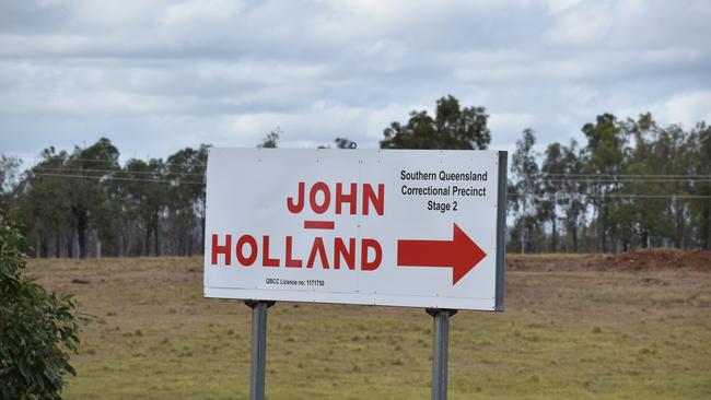 Southern Queensland Correctional Centre Stage 2 development commences in Spring Creek. Photo: Hugh Suffell.