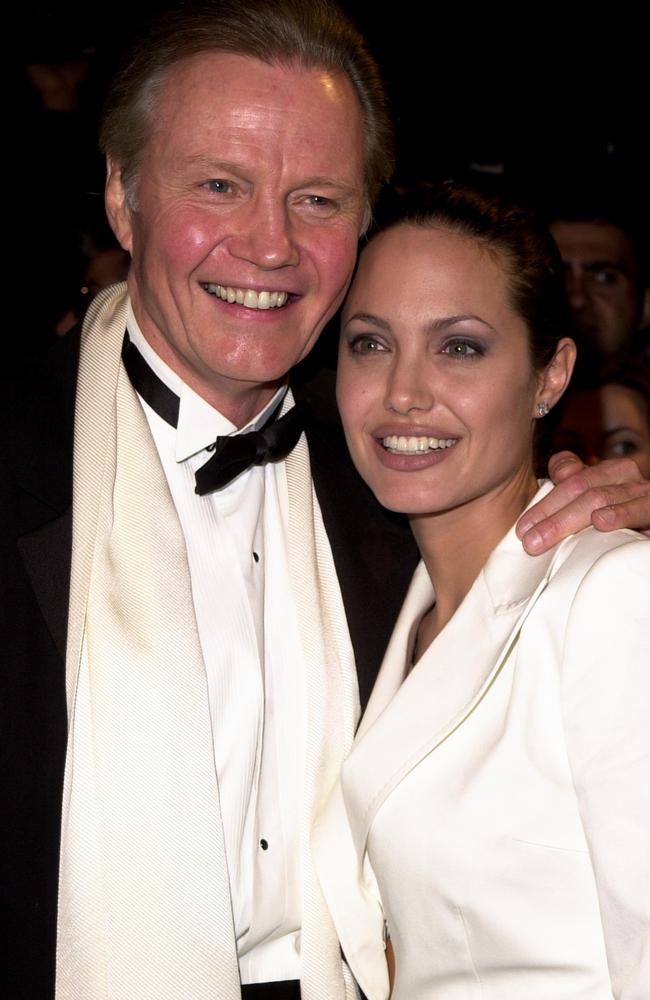 Jon Voight with his daughter Angelina Jolie before they became estranged.