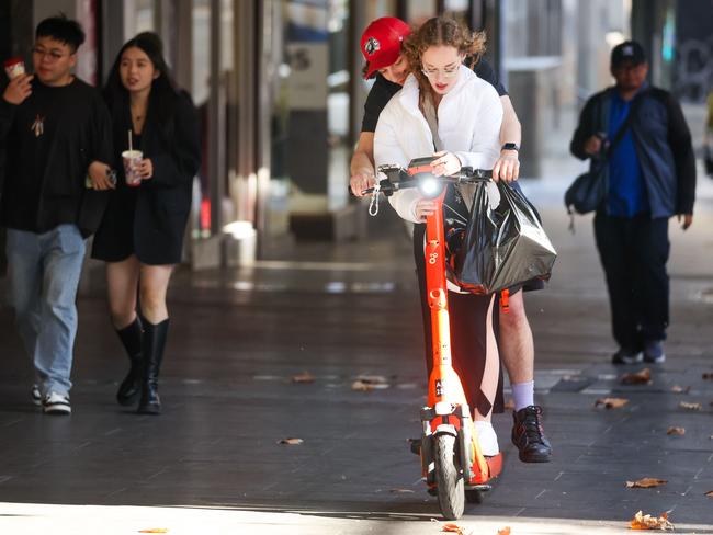 There will be ‘hefty’ new fines for riders who flout the rules. Picture: Brendan Beckett