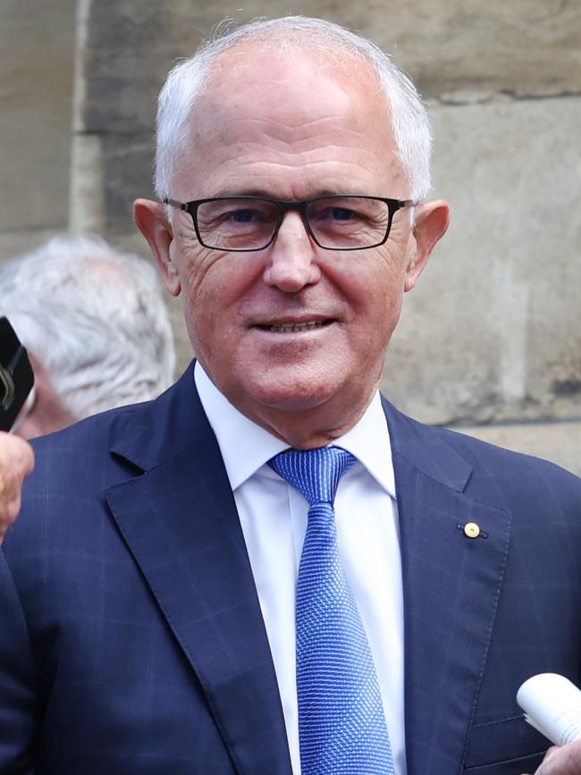 As has former Prime Minister Malcolm Turnbull. Picture: David Caird