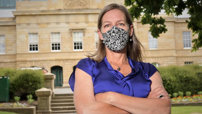 TOLD YOU SO: Greens leader Cassy O'Connor said the Covid outbreak was proof that Peter Gutwein shouldn't have opened the state borders so soon. Picture: Kenji Sato