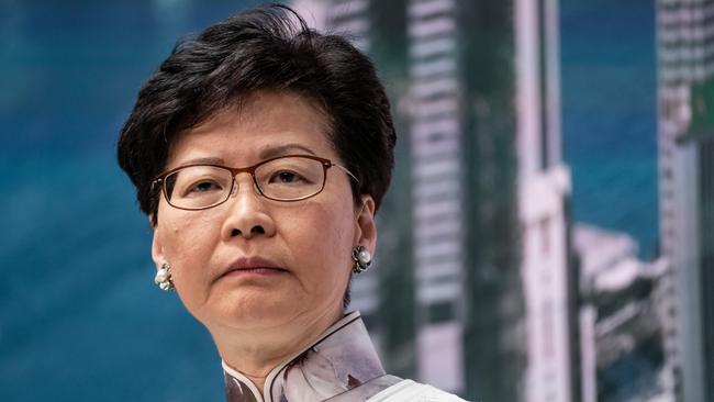 Hong Kong's chief executive Carrie Lam underestimated how deep-rooted distrust was of Beijing among ordinary people, and even the businesspeople she usually counted on as allies. Picture: Getty Images