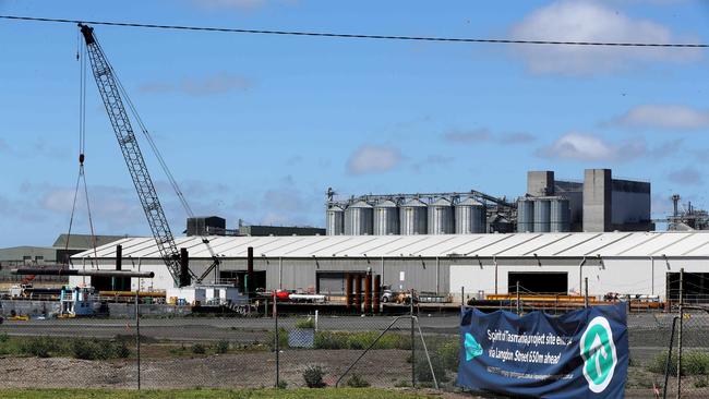 Start of major works of the spirit of tas terminal