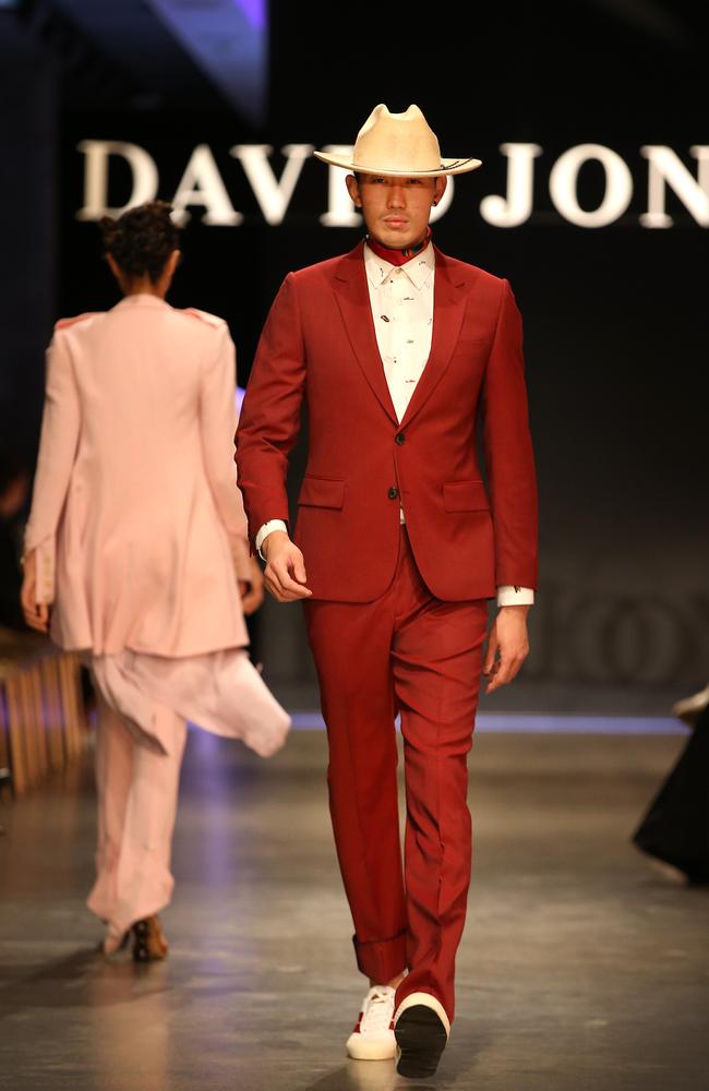 David Jones AW'19 Launch at MONA. Dress rehearsals at The Void. Picture: David Caird