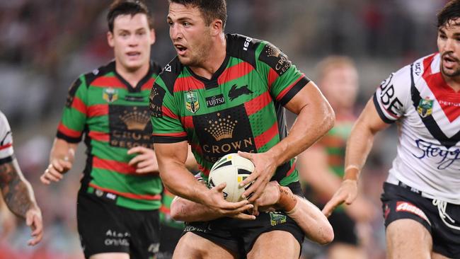 Sam Burgess struggled in the 17-10 defeat.