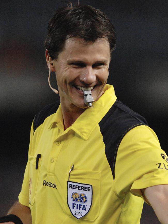 Former international referee Mark Shield.