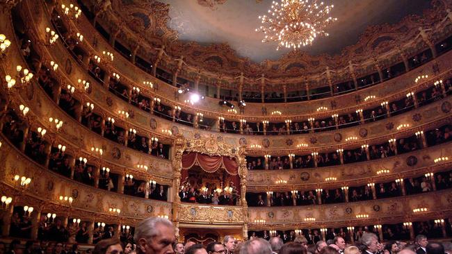 The interior of La Fenice in Venice. (AP Photo/Michele Crosera)