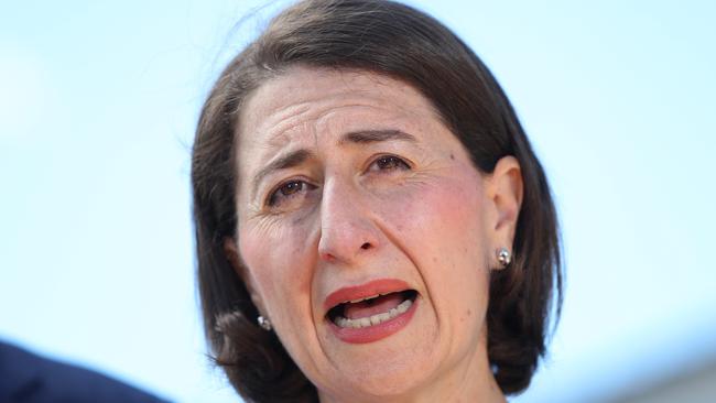 The revolt has raised questions of whether the Premier Gladys Berejiklian still has control of her parliamentary agenda. Picture: Brett Costello