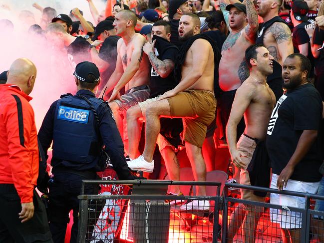Ultimate punishment for flare-lighting morons