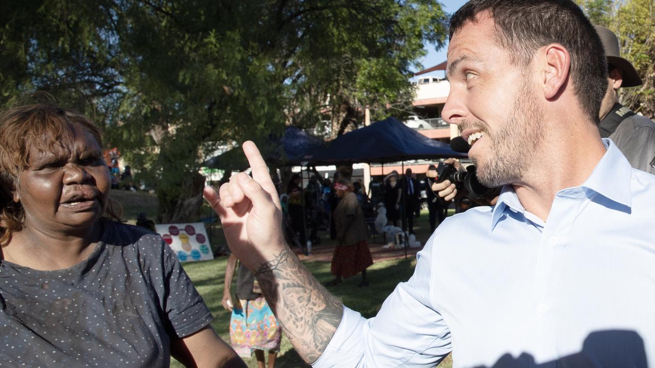 Former Constable Zach Rolfe claimed racism was widespread in the NT Police force during his evidence at the Kumanjayi Walker inquest in Alice Springs last week. Picture: Liam Mendes / The Australian