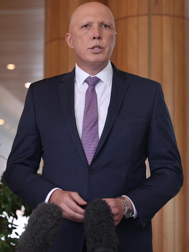 Defence Minister Peter Dutton. Picture: Gary Ramage