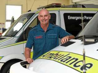 SAVING LIVES: Maryborough paramedic Greg Alexander has had a career spanning more than four decades. Picture: Alistair Brightman