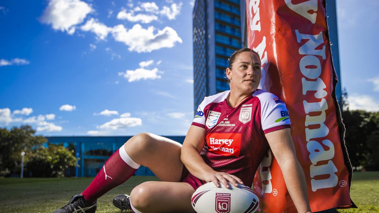 Steph Hancock was the first girl to play for Eastern Suburbs Junior Rugby League, paving the way for others like her. Picture: Nigel Hallett