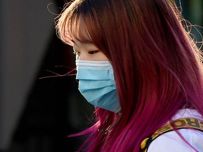 SYDNEY, AUSTRALIA - NCA NewsWire Photos JULY, 20, 2020: A women is seen wearing a face mask as a preventative measure against the coronavirus disease (COVID-19) in Sydney. Picture: NCA NewsWire / Bianca De Marchi