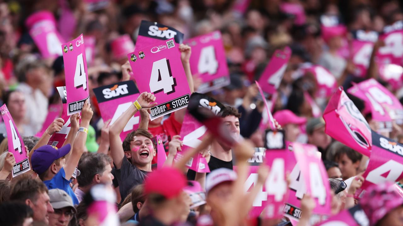The Sydney Smash drew the biggest ever BBL crowd at the SCG. Picture: Matt King/Getty Images