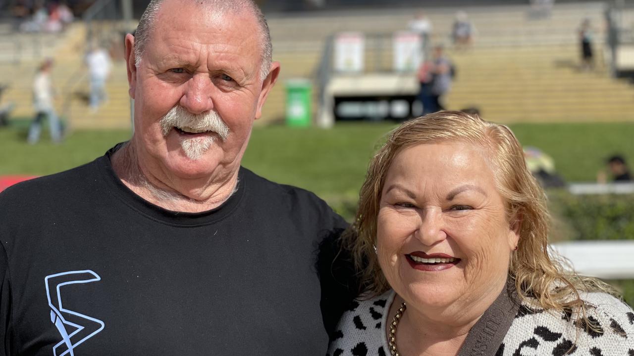 Glen Mayfield and Linda Marzolla enjoy People's Day at the 2024 Gympie Show.