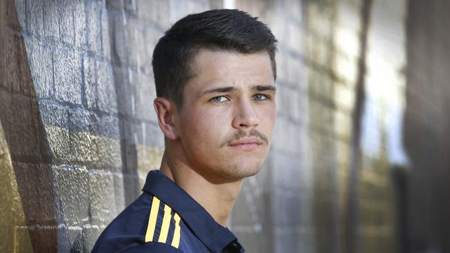 Ryan Burton is one of the faces if Hawthorn’s 2018 membership campaign. Picture: David Caird