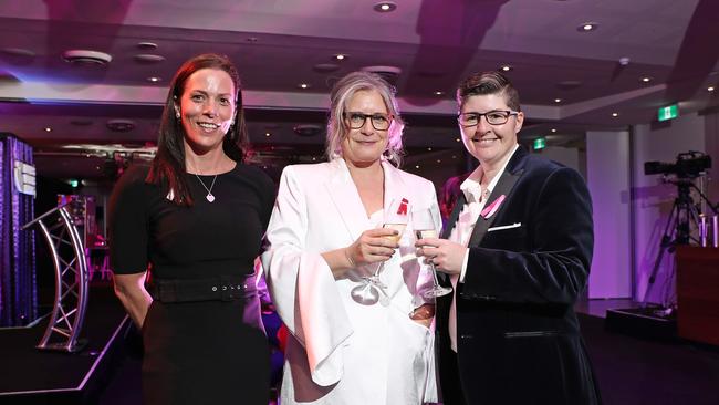 Telstra Business Women's Awards winners 2019: Lucy O'Flaherty – Telstra Tasmanian Business Woman of the Year (far right). Picture: LUKE BOWDEN