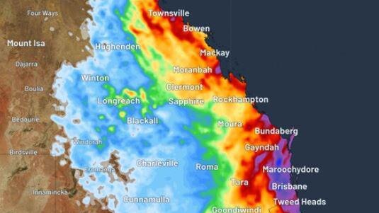 Southeast Queensland is on flood watch with falls over 100mm expected early next week.