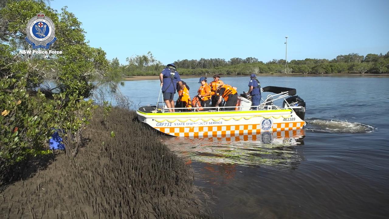 Wednesday 14 February 2024. Homicide detectives commence search for Daniel Copeland in Wooli – Strike Force Illfracombe. Photo: NSW Police / Supplied