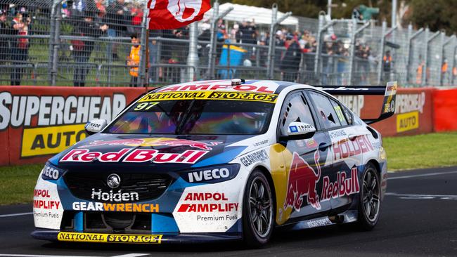 Shane van Gisbergen during last year’s Bathurst 1000. Picture: Daniel Kalisz/Getty Images