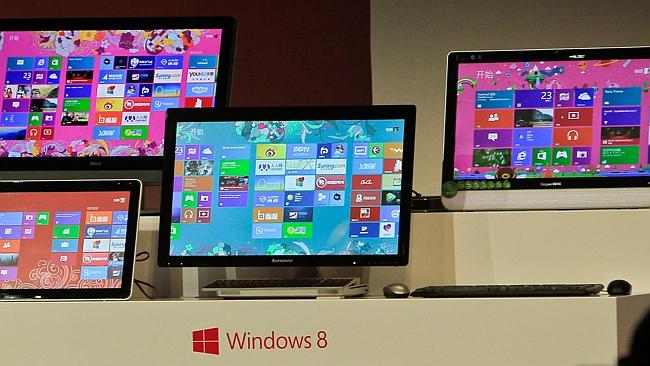 Branching out... Microsoft’s tablet computer has struggled to compete in a crowded market place. Picture: AFP 