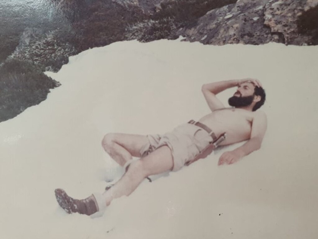 Geoffrey Rallings in the 70s probably up Adamsons Peak or the Harts Mountains. Picture supplied by Irene Rallings