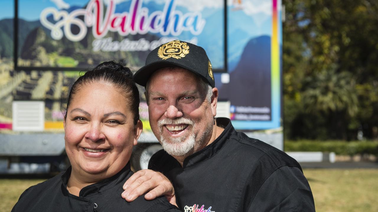 Mel Valencia and Phill Routledge are excited to share their love of Peru with their food van business Valicha. Picture: Kevin Farmer