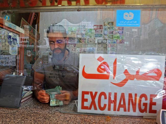 Lebanon announced a drastic devaluation of its USD-pegged currency. Picture: Anwar Amro/AFP