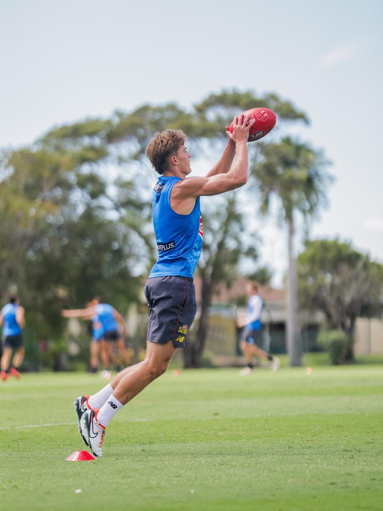 Gold Coast Suns draftee Will Graham is fitting in perfectly during his first pre-season. Picture: Somha Sleeth
