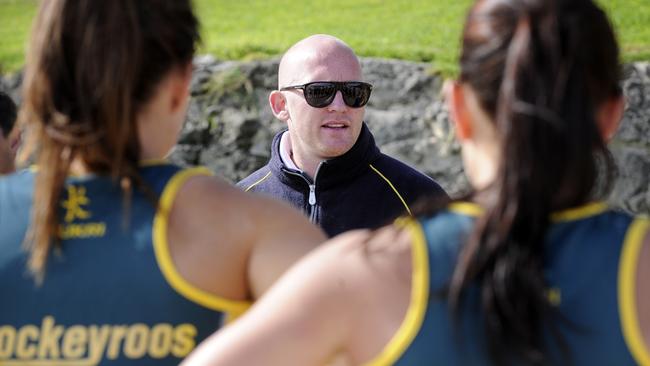 Hockeyroos coach Adam Commens: “We are pretty happy with where we are at the moment.”