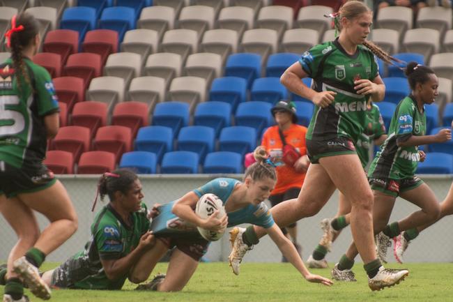 Mackay Cutters vs Townsville Blackhawks Harvey Norman U17's Saturday 22 February 2025 Picture:Michaela Harlow