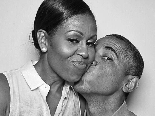 ONE TIME USE ONLY. WEEKEND NEWSPAPERS SPECIAL. MUST CONTACT PIC ED JEFF DARMANIN BEFORE PUBLISHING. Michelle Obama and Barack together