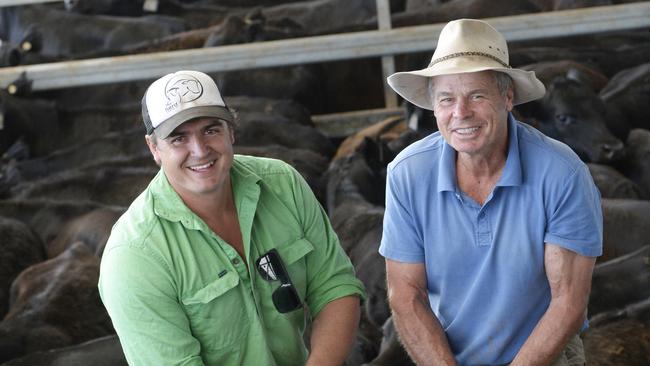 Rodda and Rod Manning, Davilak Pastoral Co at Mansfield.