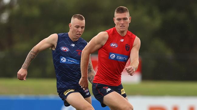 Adam Tomlinson returns from injury for Melbourne this year. Picture: Getty Images