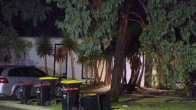 The scene of the assault at Bronton Close in Melbourne’s west. Picture: Patrick Herve