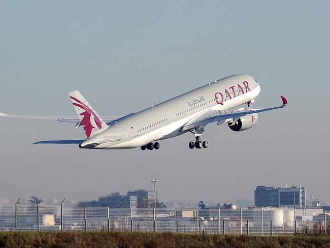 Qatar Airways yesterday announced it had suspended all flights to Saudi Arabia, the UAE, Bahrain and Egypt, in the wake of a diplomatic boycott against Doha by regional powerhouses. Picture: Remy Gabalda/AFP