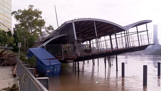 The Drift Restaurant during the 2022 floods.