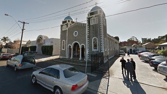 The St Constantine and Helen Greek Orthodox church, where Ms Katsavos was attacked. Picture: Google Maps