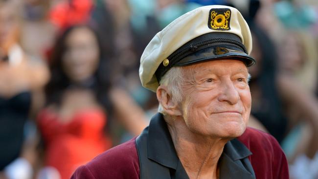 Playboy has released a statement in attempt to distance itself from Hefner’s allegedly abusive reign of terror. Picture: AFP / Getty Images North America / Charley Gallay